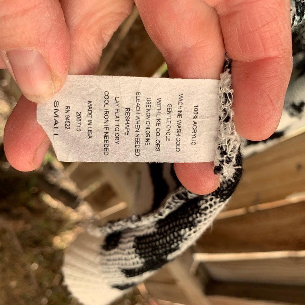 Say What? Open cardigan asymmetrical size small - Picture 4 of 6